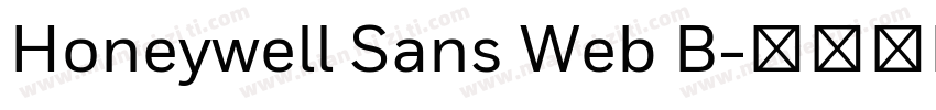 Honeywell Sans Web B字体转换